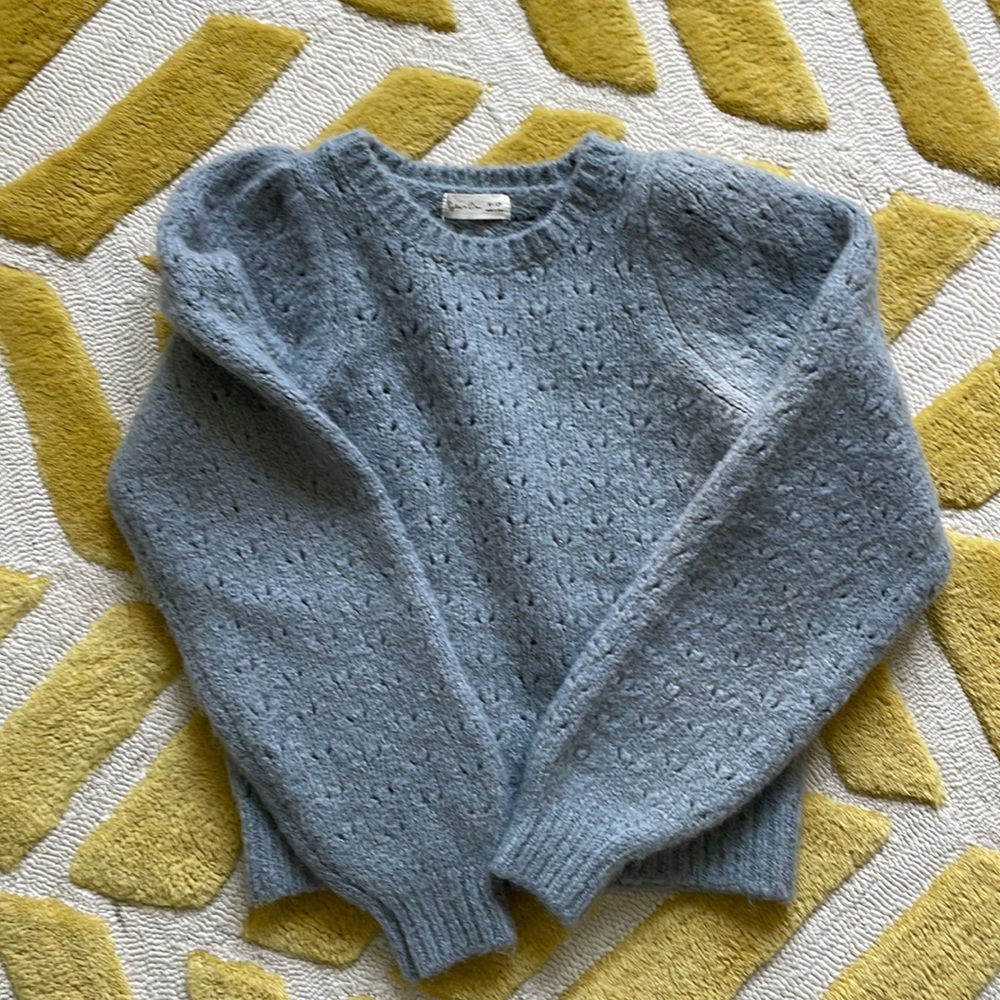 Rylee + Cru Balloon Sleeve Sweater Size 10-12